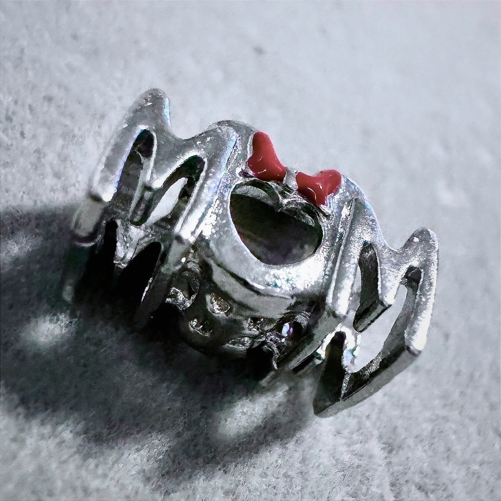Minnie Mouse Mom Charm Red Bowtie fits PANDORA
